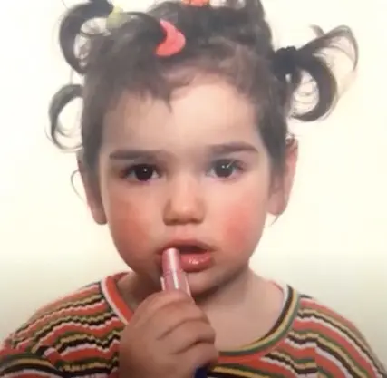 Dua Lipa Childhood Photo