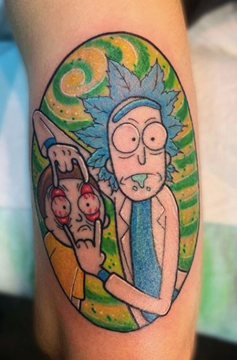 23 Rick and Morty Tattoos  The Body is a Canvas