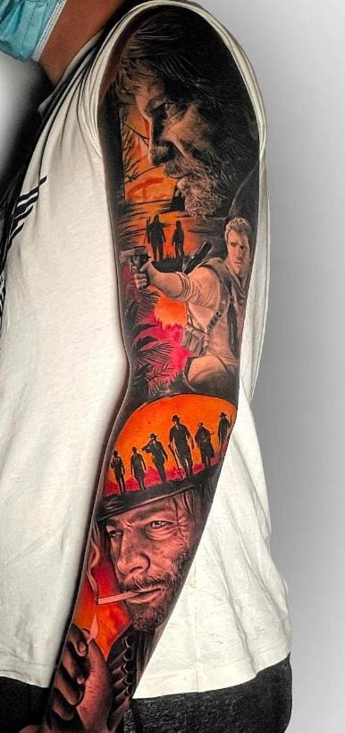 The red dead redemption 2 to Tattoo full color    tattoo tattoos  tattooed tattoofullcolor fullcolortattoo tattooart  Instagram